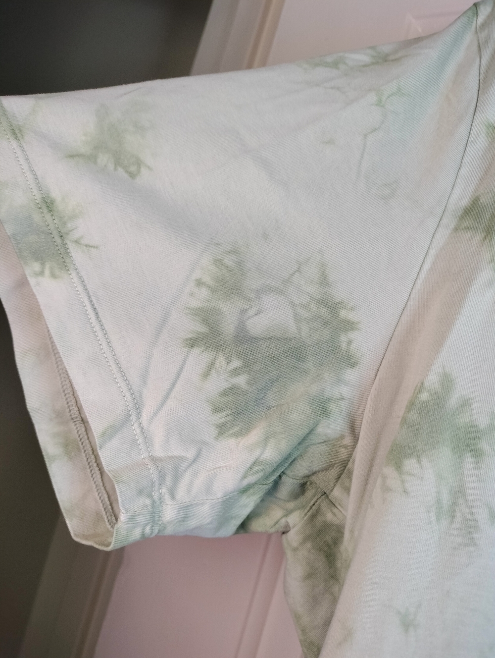 Lululemon Men’s Fundamental T-Shirt Large Green Tie Dye Short Sleeve Tee L - Picture 10 of 10